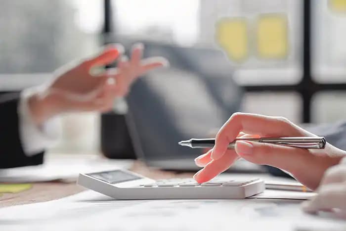 Numbered text image in section tab links