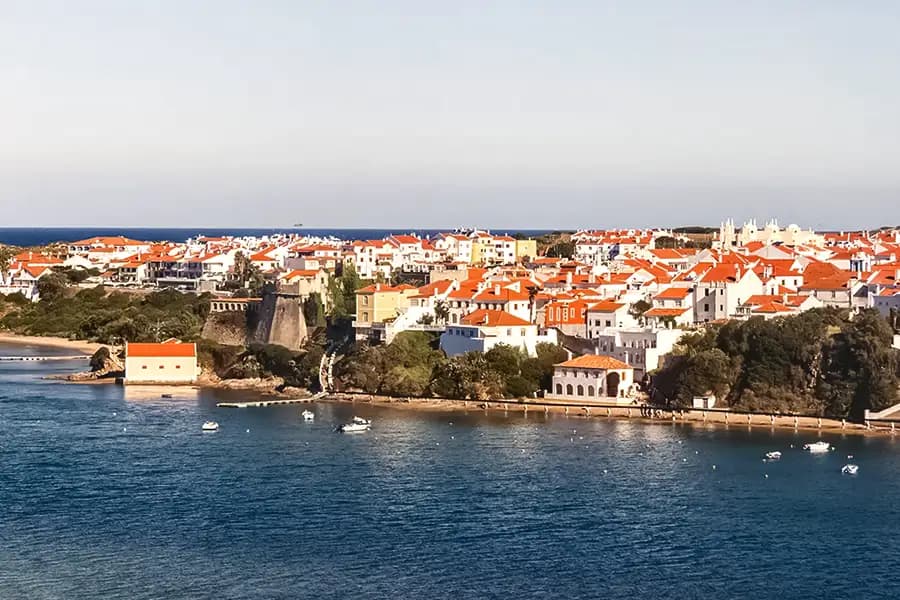 Vila Nova de Milfontes, Alentejo: estuary, beach and red-roofed houses