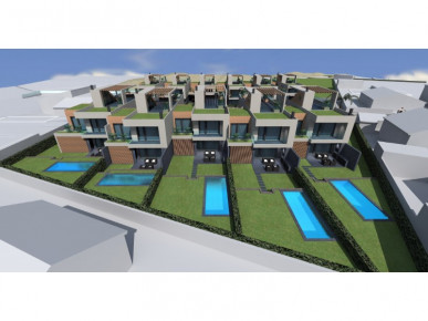 Land in Praia de Santa Cruz for a condominium of 11 houses, Property for sale in BL1193