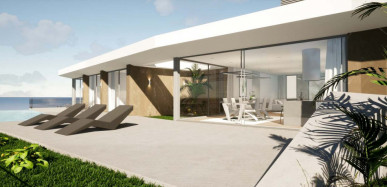 Villa V3+1 single storey, in a minimalist style, at Prazeres, Calheta, Madeira Island, Property for sale in PP173319