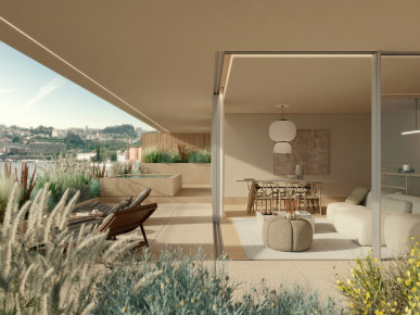 2 bedroom flat with river view and private pool, Property for sale in Gondomar (São Cosme), Valbom e Jovim, Gondomar, DL28274