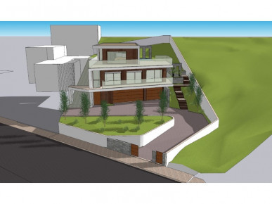 Land with sea view and approved projects for a house, Property for sale in BL1285