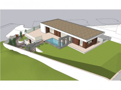 Land with sea view and approved projects for a house, Property for sale in BL1285