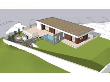 Land with sea view and approved projects for a house, Property for sale in BL1285