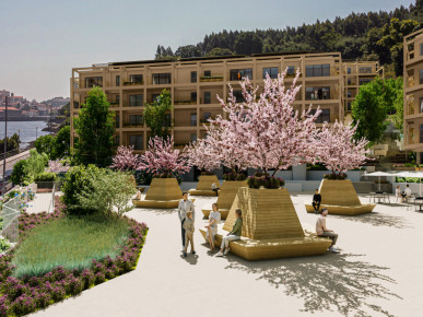 Apartamento T3 com garagem na primeira linha do Douro, Vila Nova de Gaia, Property for sale in DL35810