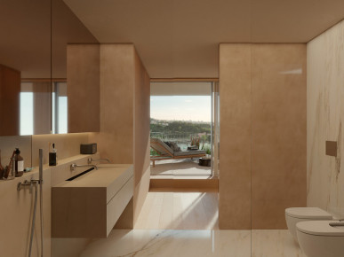 2 bedroom flat with river view and private pool, Property for sale in DL28274