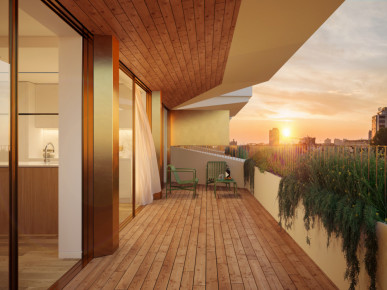 2 bedroom flat with 2 balconies on Avenida da Boavista, Property for sale in Lordelo do Ouro e Massarelos, Porto, DL28740