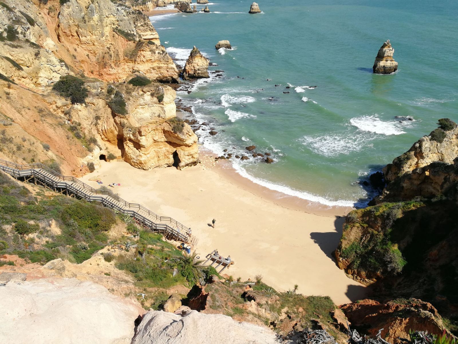 Camilo Beach in Lagos, Portugal.