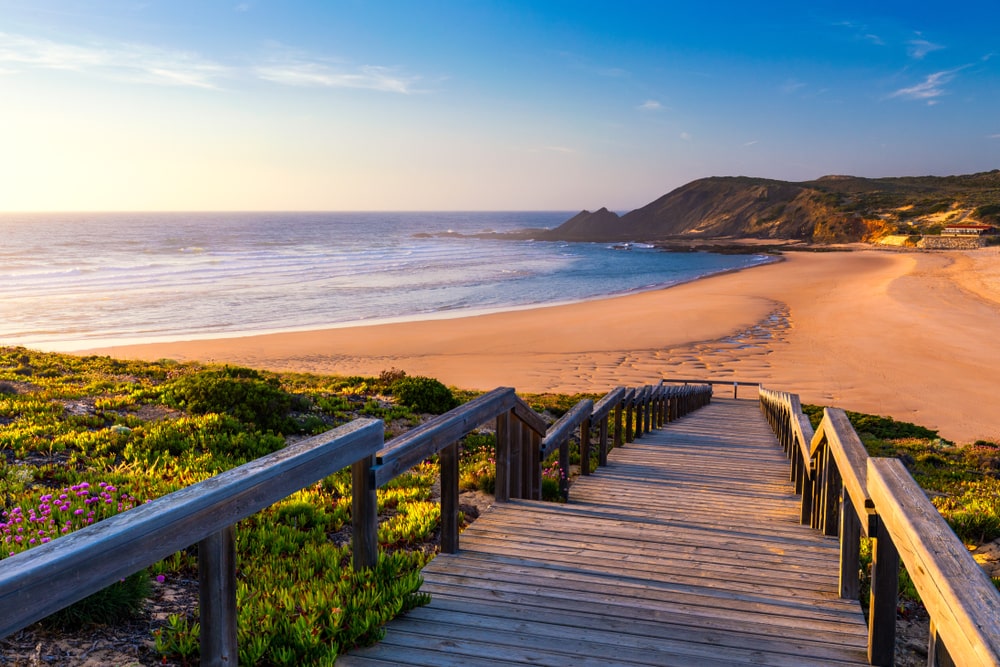 Amoreira Beach in Aljezur, Portugal.